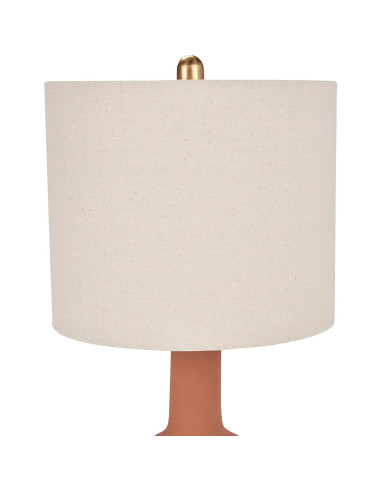 Lámpara de Mesa Nourison Terracota 55.88 cm Moderna