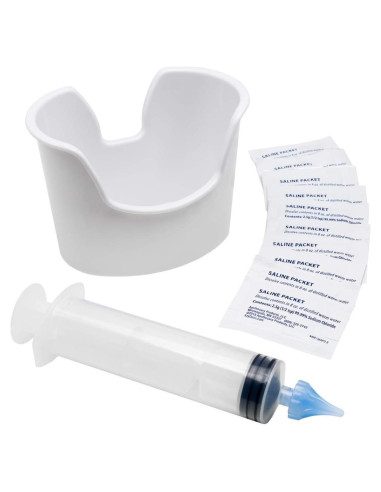 Limpiador de Oídos Acu-Life con Jeringa y 10 Paquetes de Solución