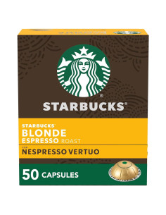 Cápsulas de Café Espresso Tostado Claro Starbucks 50 Unidades