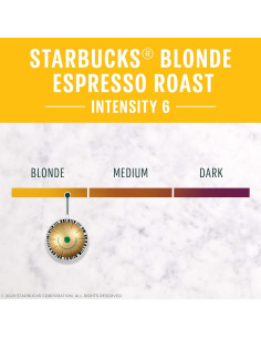 Cápsulas de Café Espresso Tostado Claro Starbucks 50 Unidades 2