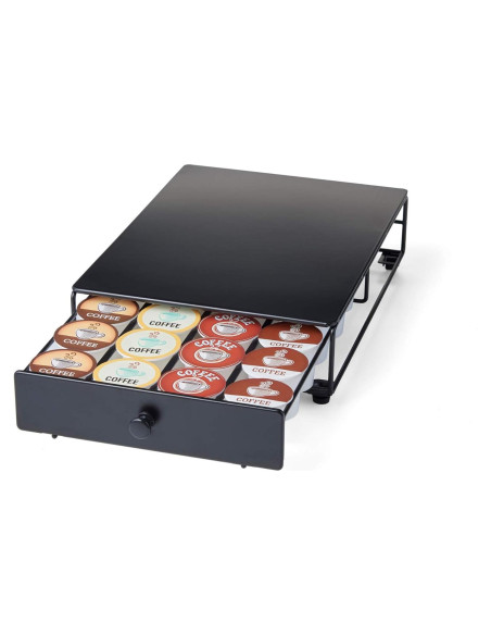 Soporte Rodante Nifty para 24 Cápsulas K-Cup - Negro