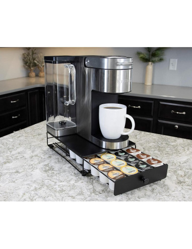 Soporte Rodante Nifty para 24 Cápsulas K-Cup - Negro