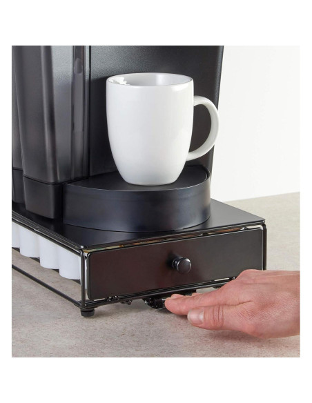 Soporte Rodante Nifty para 24 Cápsulas K-Cup - Negro