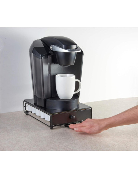 Soporte Rodante Nifty para 24 Cápsulas K-Cup - Negro