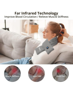 Bufanda Calentada AKASO 5000mAh - Almohadilla Térmica para Cuello 2
