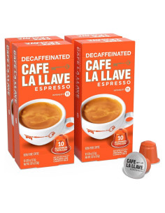 Cápsulas de Café La Llave Descafeinado 40 Unidades Nespresso