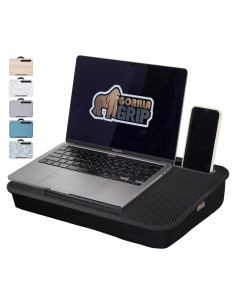 Escritorio portátil Gorilla Grip para laptop 15" negro