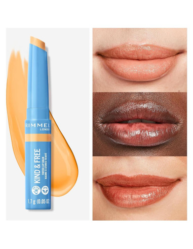 Bálsamo Labial Tinte Kind & Free Rimmel 001 Tormenta de Aire 4g