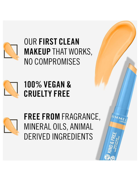 Bálsamo Labial Tinte Kind & Free Rimmel 001 Tormenta de Aire 4g