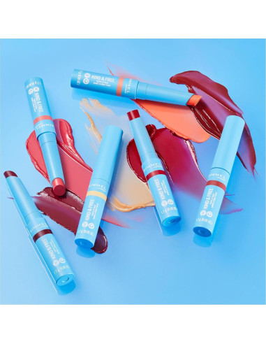 Bálsamo Labial Tinte Kind & Free Rimmel 001 Tormenta de Aire 4g