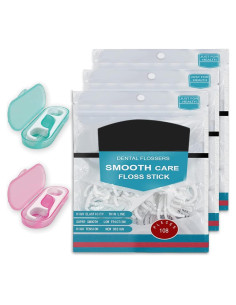 Palillos de Hilo Dental Esimple - 324 Unidades con Estuche de Viaje