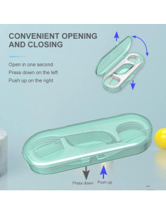 Palillos de Hilo Dental Esimple - 324 Unidades con Estuche de Viaje 2