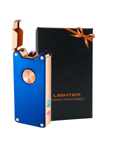 Encendedor Eléctrico RSBYE de Plasma Doble Arco Azul Recargable