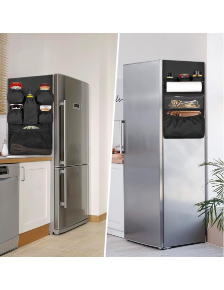 Organizador Colgante para Mini Refrigerador ChezMax 12 Bolsillos Organizador Colgante para Mini Refrigerador ChezMax 12 Bolsillos