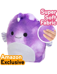 Paquete de 3 Squishmallows Jazwares - Cangrejo, Pez, Tortuga 25.4 cm 2