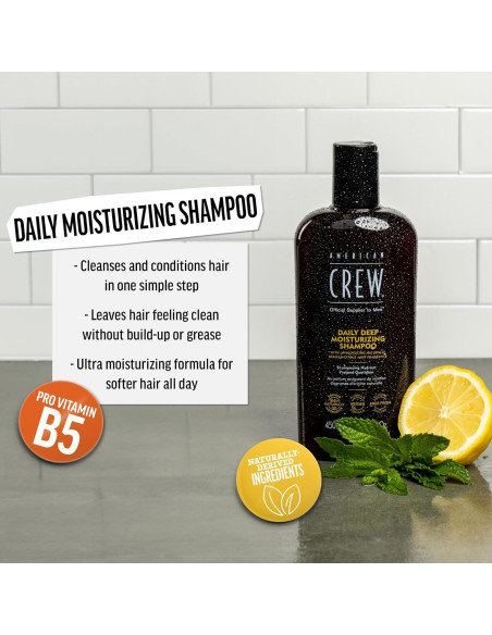 Champú Hidratante Profundo American Crew 97.6 ml para Hombres Champú Hidratante Profundo American Crew 97.6 ml para Hombres