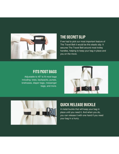 Cinturón de Viaje Cincha - Correa Ajustable para Equipaje