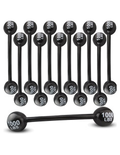 12 Piezas Mancuernas Inflables Feradny 110 cm para Fiesta