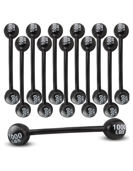 12 Piezas Mancuernas Inflables Feradny 110 cm para Fiesta
