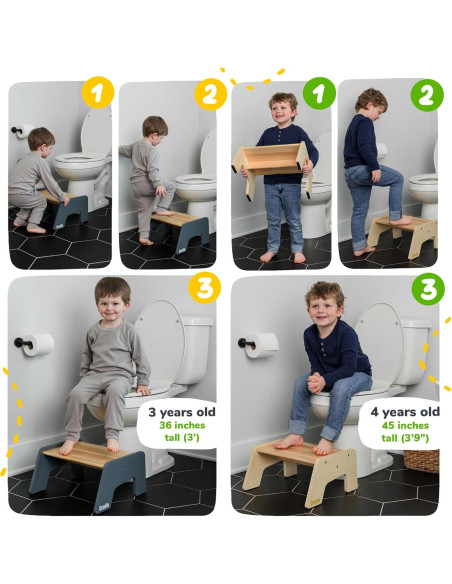 Escalera de Madera Ocodile 1 Paso Antideslizante Gris