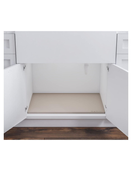 Alfombrilla BASIN de Silicona para Fregadero 71.1x48.3 cm Taupe