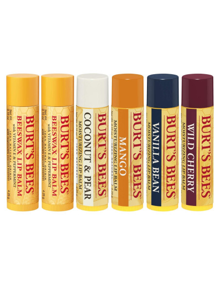 Bálsamo Labial Hidratante Burt's Bees 6 Sabores Naturales Bálsamo Labial Hidratante Burt's Bees 6 Sabores Naturales