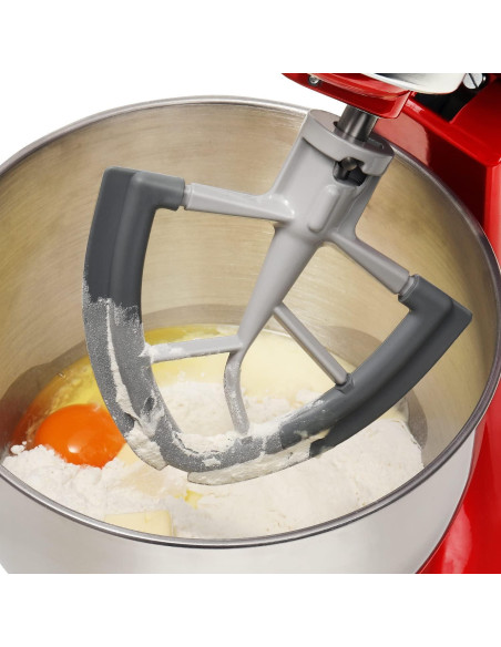 Batidor de borde flexible KitchenAid 4.5-5 QT Gris