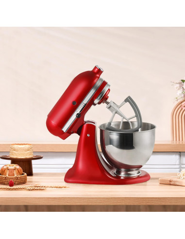 Batidor de borde flexible KitchenAid 4.5-5 QT Gris