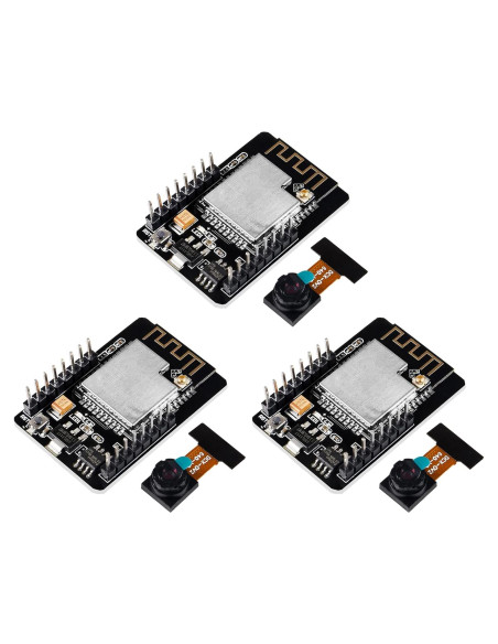 3 Pcs Módulo ESP32-CAM Shutao con Cámara OV2640 5V WiFi 3 Pcs Módulo ESP32-CAM Shutao con Cámara OV2640 5V WiFi
