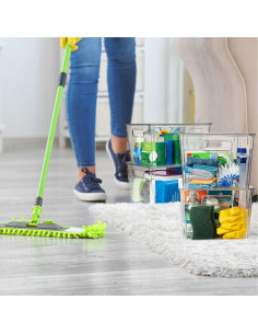 Bins de Almacenamiento ClearSpace 4 Paquete con Tapas 31.75x24.13x17.78 cm 2