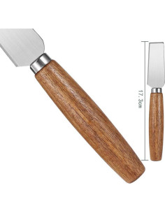 Juego de cuchillos para queso Linwnil 12 piezas acero inoxidable 2