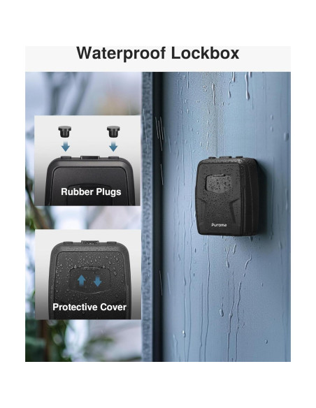 Caja de Llave Grande Puroma con Gancho y Combinación 4 Dígitos