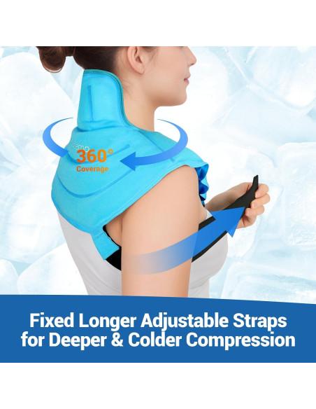 Compresa de Hielo Comfytemp para Cuello y Hombros con Correas
