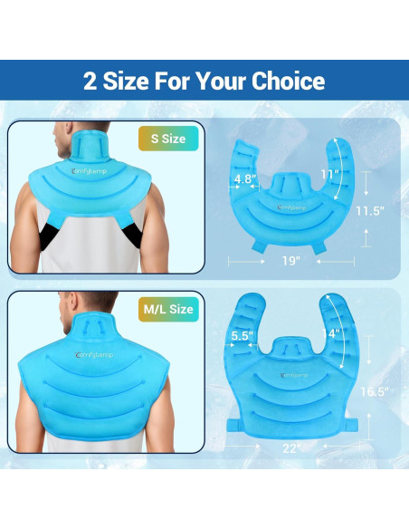 Compresa de Hielo Comfytemp para Cuello y Hombros con Correas