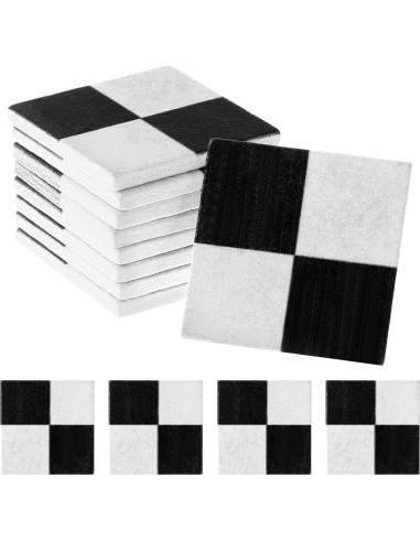 18 Piezas Suelo de Casa de Muñecas Jojofuny 3x3 cm Madera