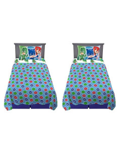 Juego de Sábanas Individual Franco PJ Masks Microfibra 3 Piezas