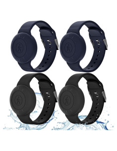 Pulseras Airtag Impermeables Motande para Niños - 4 Piezas