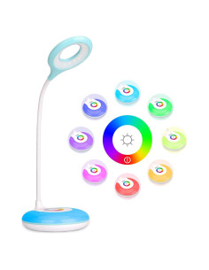 Lámpara de Escritorio LED Mafiti Recargable Cuello de Ganso