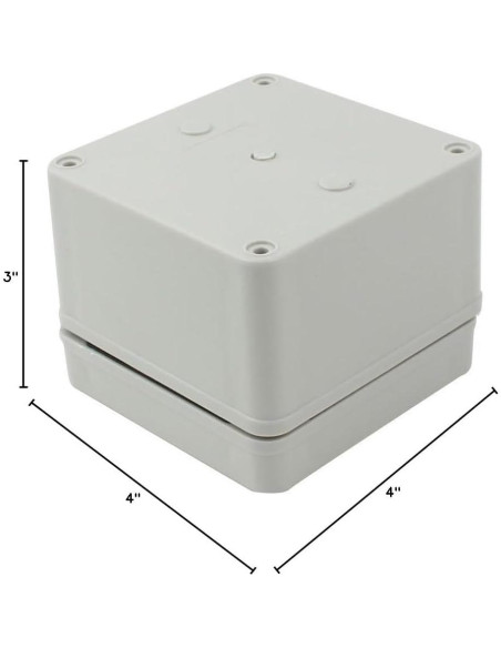 Caja de Proyecto Eléctrico YXQ IP65 Impermeable 10.16x10.16x7.62cm