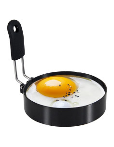 Anillos para Huevos LXLOVESM de Acero Inoxidable 1 Pz