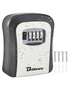 Caja de Llave con Cerradura Brillirare 4 Dígitos Impermeable