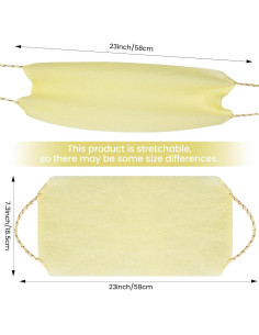 Toalla Exfoliadora de Doble Cara Silkyhose 3 Pcs Beige 2