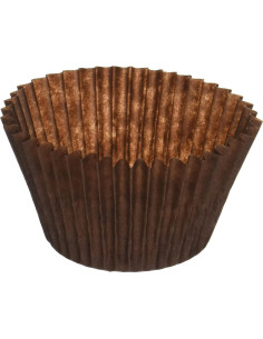 Forros de Papel para Cupcakes Jumbo Decony 500 PC Marrón 2
