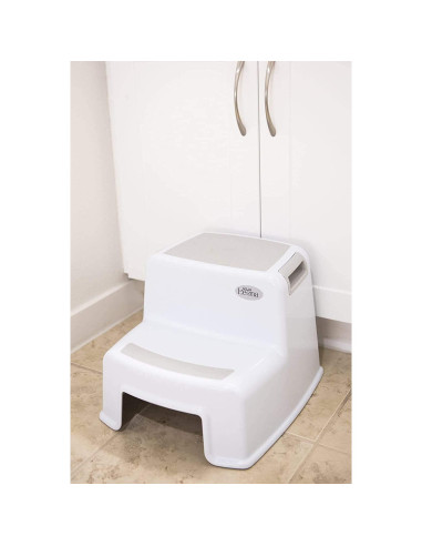 Escalera Antideslizante para Niños Secure Home 2 Pasos Gris