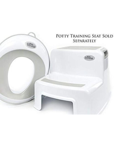 Escalera Antideslizante para Niños Secure Home 2 Pasos Gris