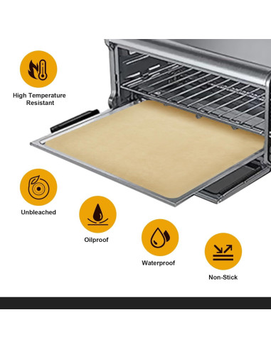 100 Piezas Papel Pergamino 30x30 cm SIUDANGKA para Freidora