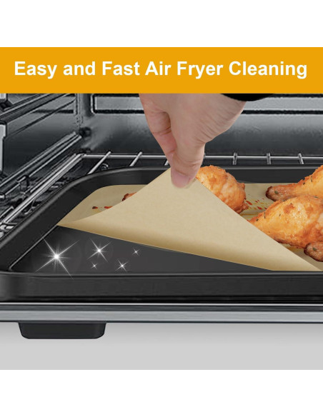 100 Piezas Papel Pergamino 30x30 cm SIUDANGKA para Freidora