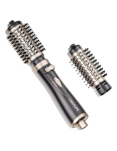 DAILYLIFE Cepillo Secador de Pelo Rotatorio 4 en 1 con 2 Cepillos