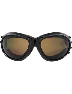 Gafas de deporte Birdz Eagle Matte Black con lente ámbar 2