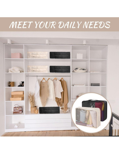 Silkfly 8 Pcs Cubos de Empaque XL para Viaje 45x33x12cm